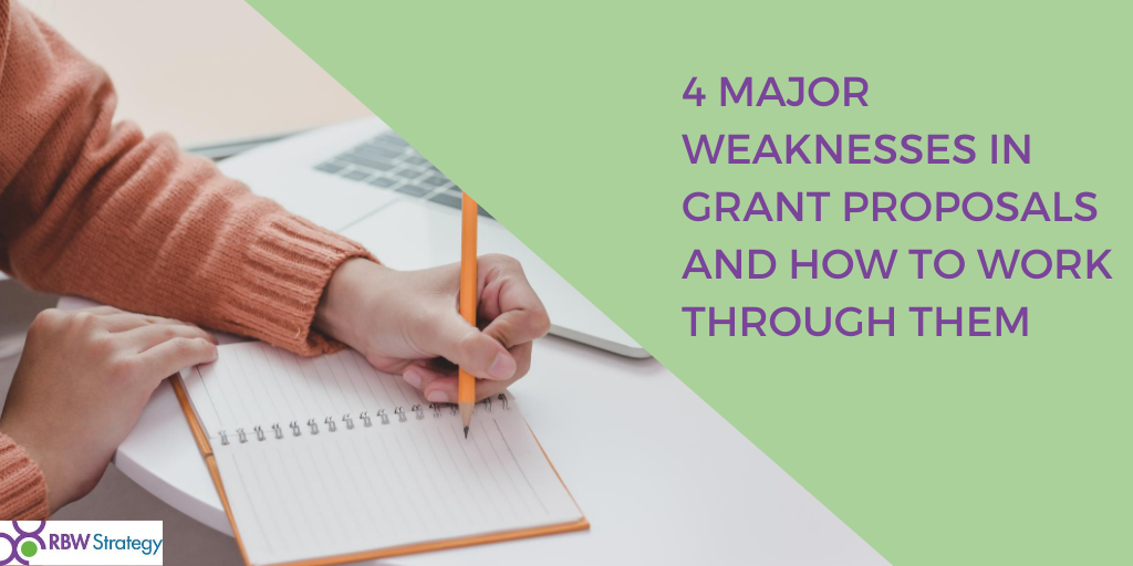 grant proposal weaknesses
